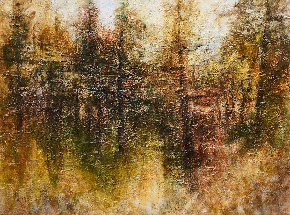 Michael Forster, Landscape, oil on canvas