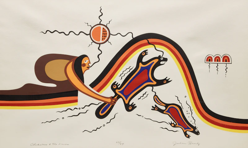 Jackson Beardy, Set of Three, silkscreens - view 7