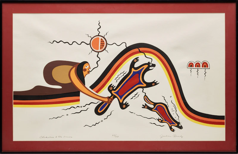 Jackson Beardy, Set of Three, silkscreens - view 8