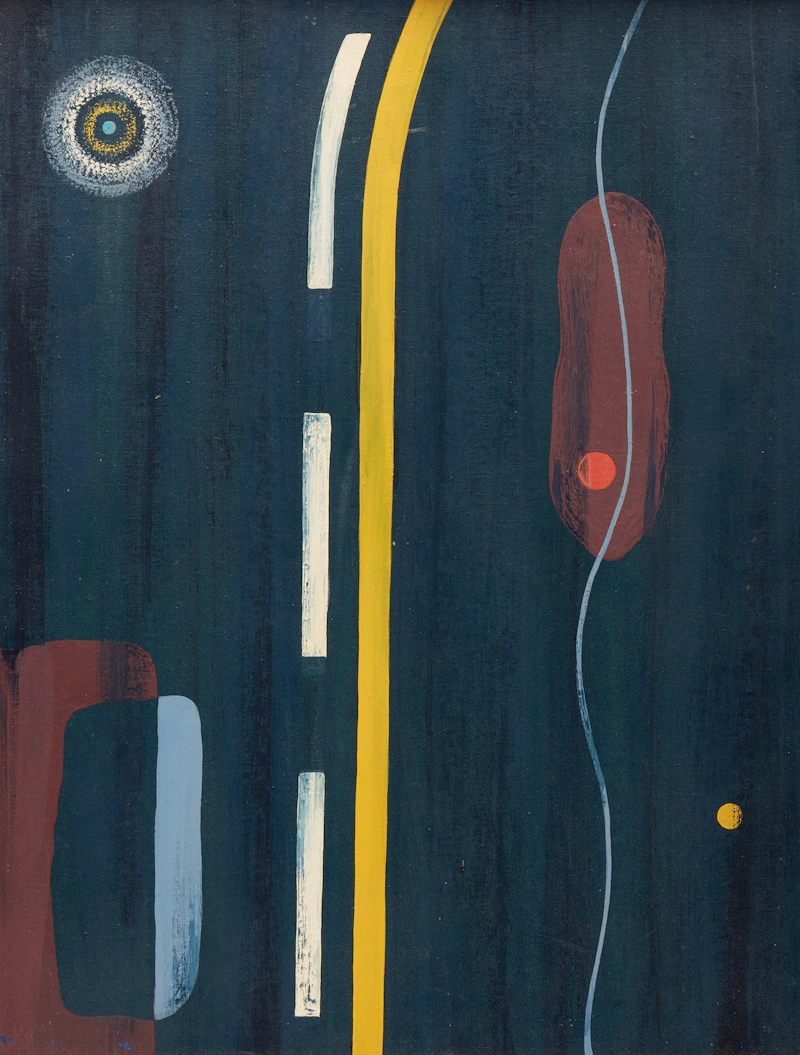 Gordon McKinley Webber, Highway #10 Montana Study, oil on canvas board - view 1
