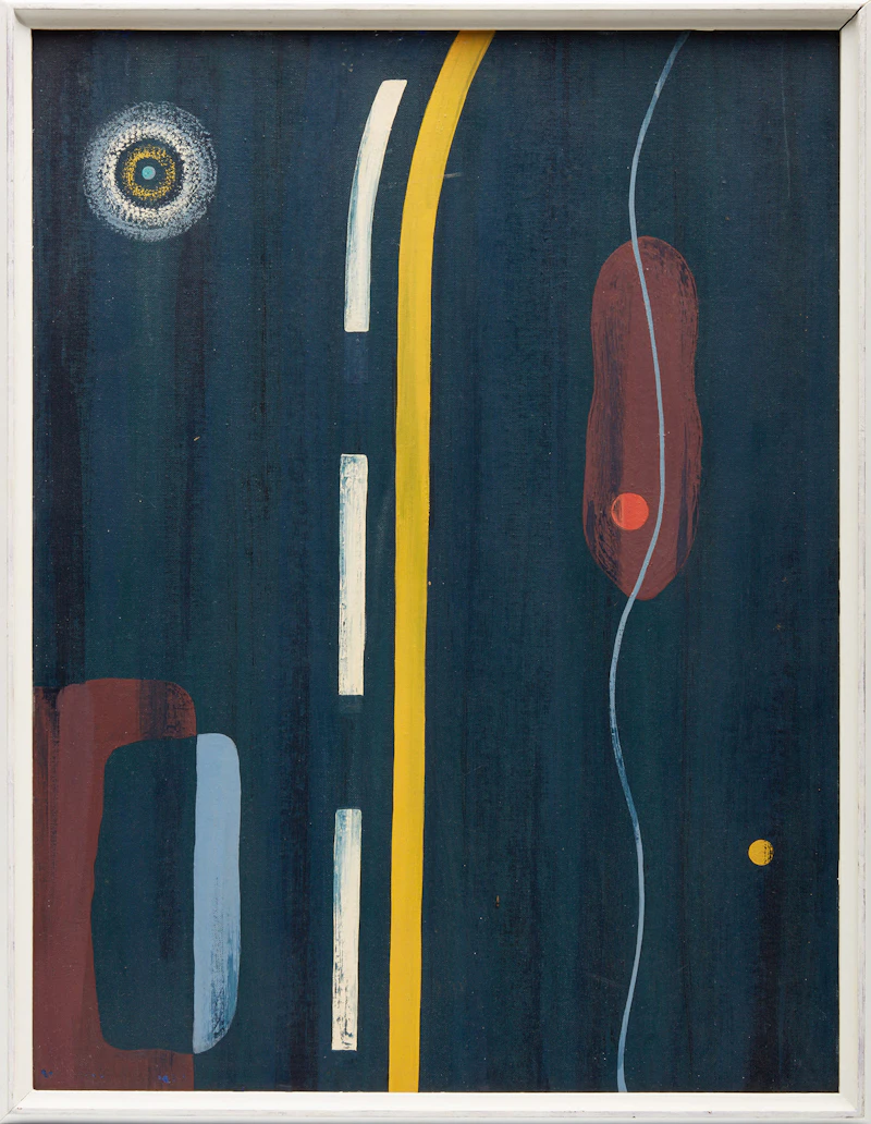 Gordon McKinley Webber, Highway #10 Montana Study, oil on canvas board - view 2