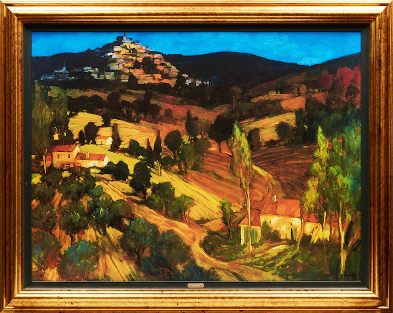 Philip Craig, Italian Landscape, reproduction giclee on canvas - view 2