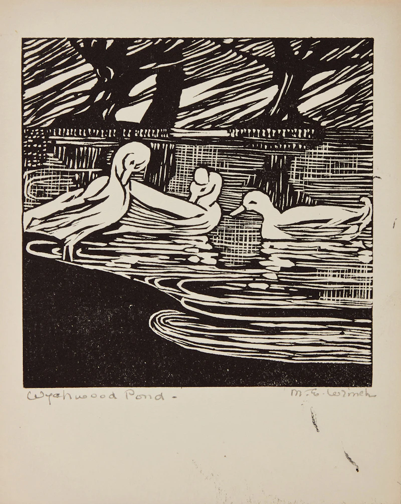 Mary Evelyn Wrinch, Nine Prints, nine linocut prints - view 2