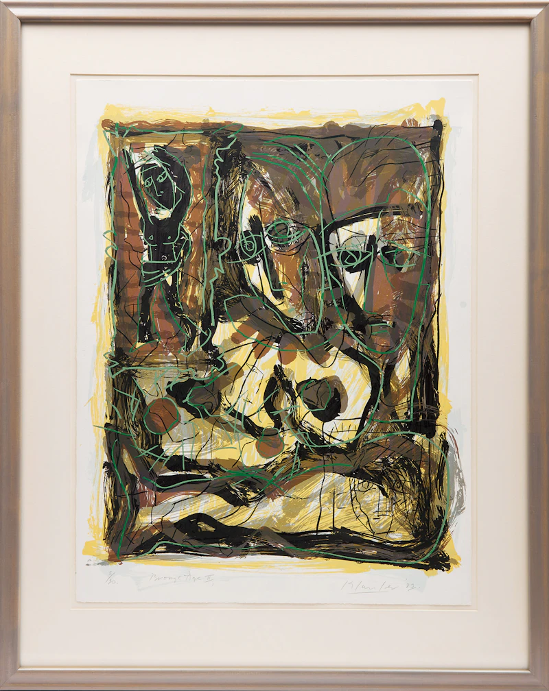 Harold Klunder, Bronze Age II, serigraph, 1983 - view 2