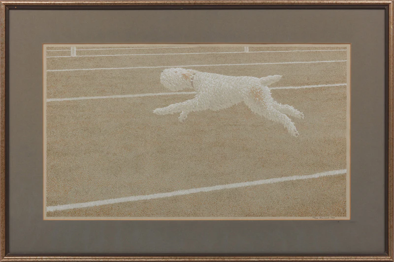 David Alexander Colville, Running Dog, silkscreen, 1968 - view 2