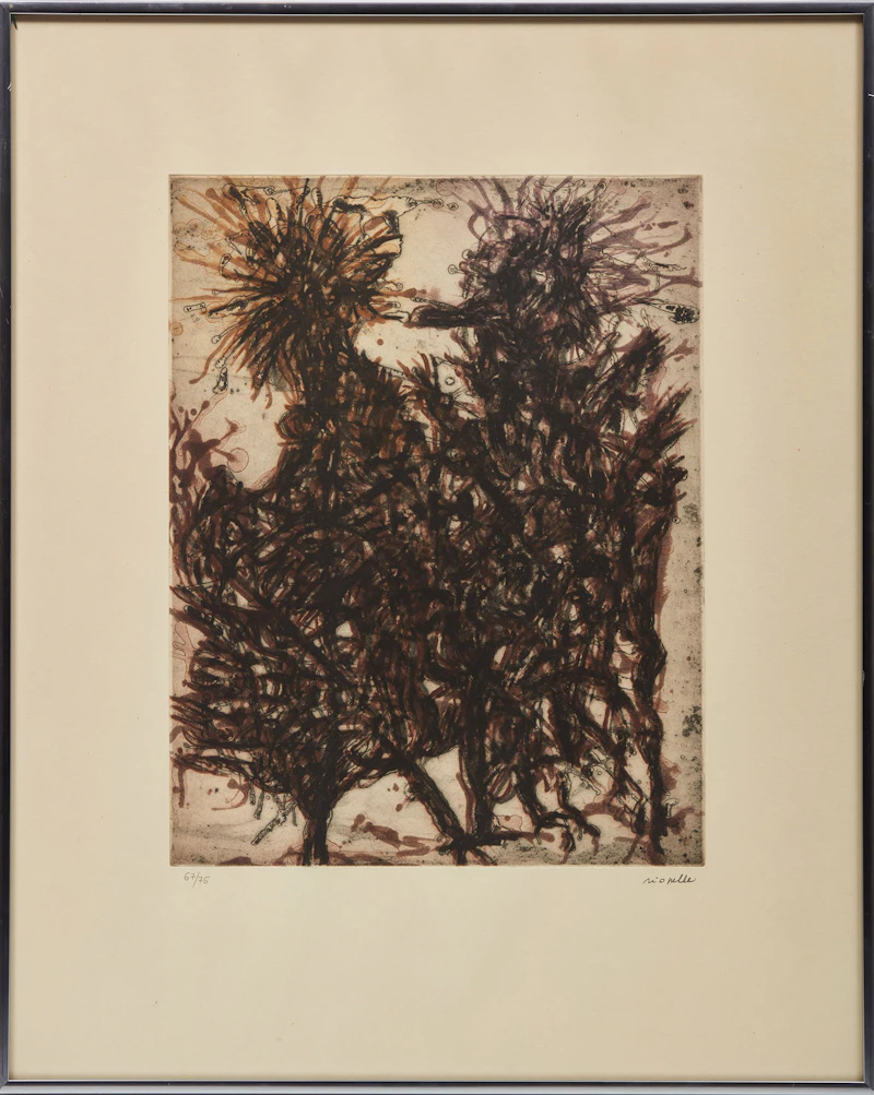 Jean Paul Riopelle, Les aigrettes , etching, 1968 - view 2