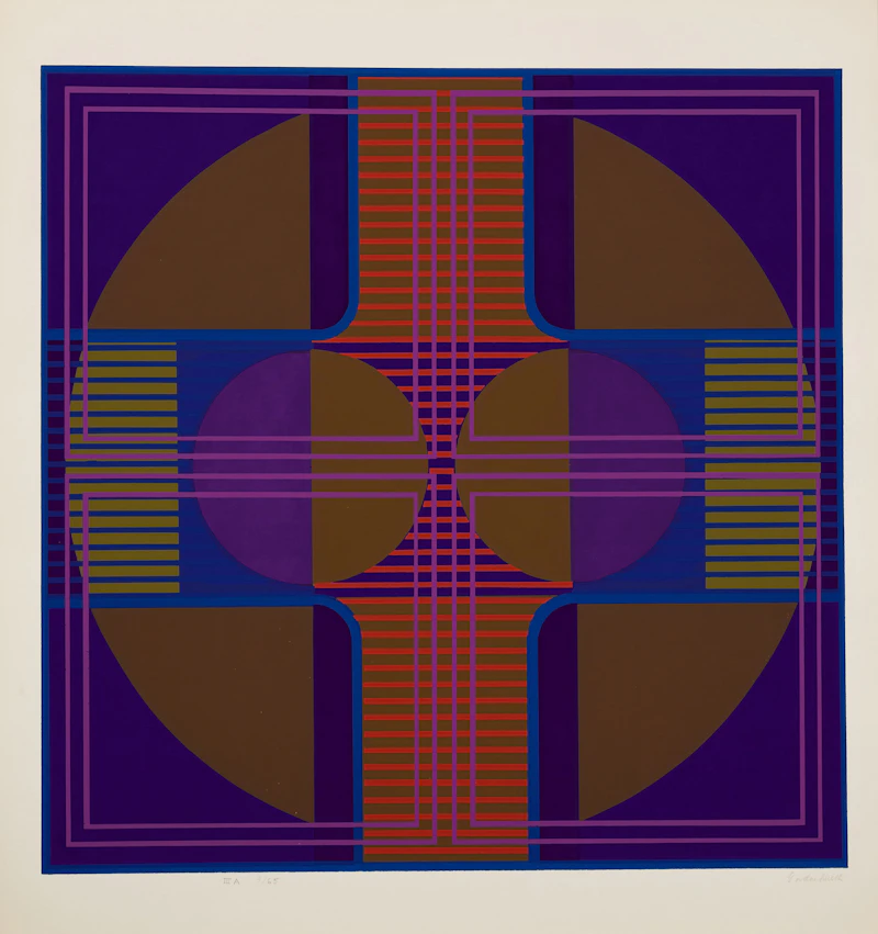 Gordon Appelbe Smith, Portfolio A, five colour serigraphs on wove paper, 1968 - view 4