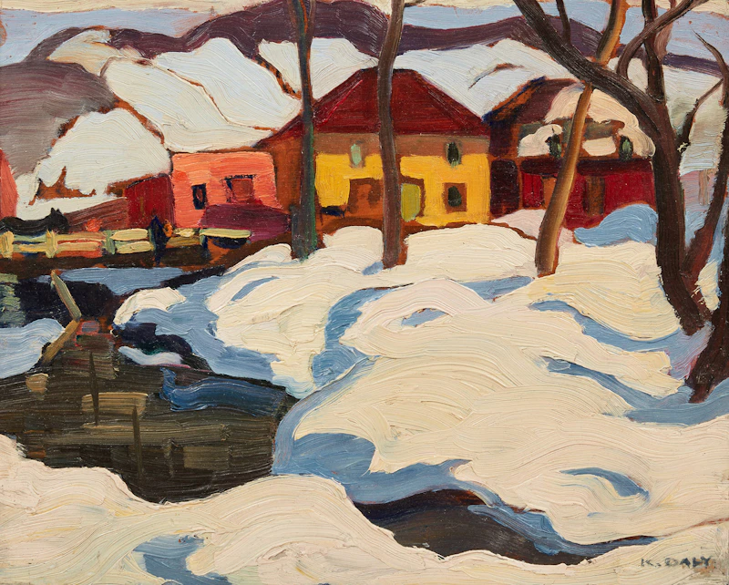 Sketch for Snow Rhythms by Kathleen Frances Daly Pepper