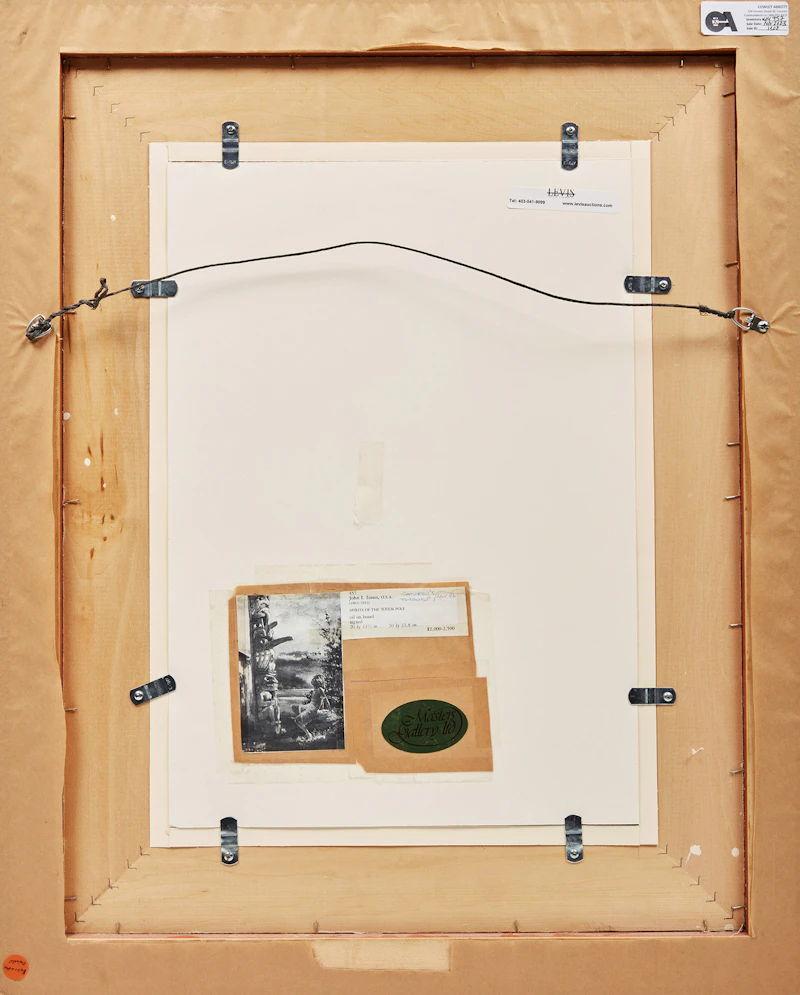 John Innes, Sprit of the Totems, oil on board - view 3