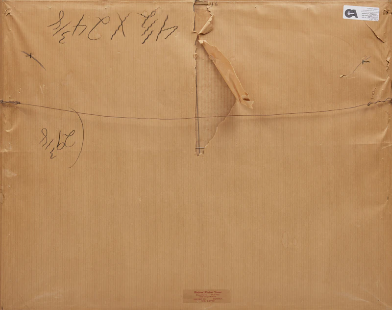 Pudlo Pudlat, Fish and Spear, skin stencil, 1961 - view 3