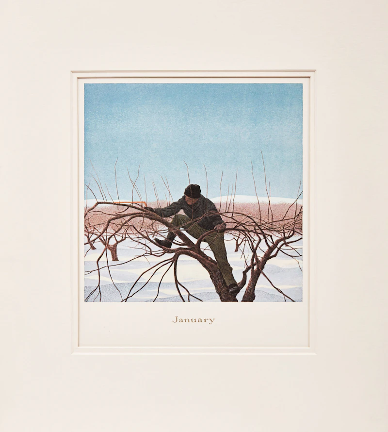 David Alexander Colville, Book of Hours - Labour of the Months, 12 colour lithographs & 1 colour serigraph in an album, 1979 - view 4