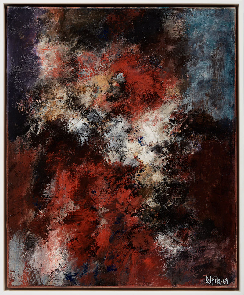 Louis Belzile, Pierre magique, oil on canvas - view 3