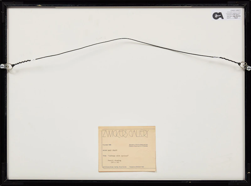 Mary Pratt, Cabbage with Options, 1970, pencil - view 3
