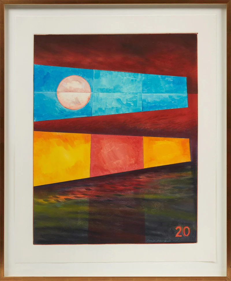 David Lloyd Blackwood, Untitled, International Code Series, monotype, 1999 - view 2