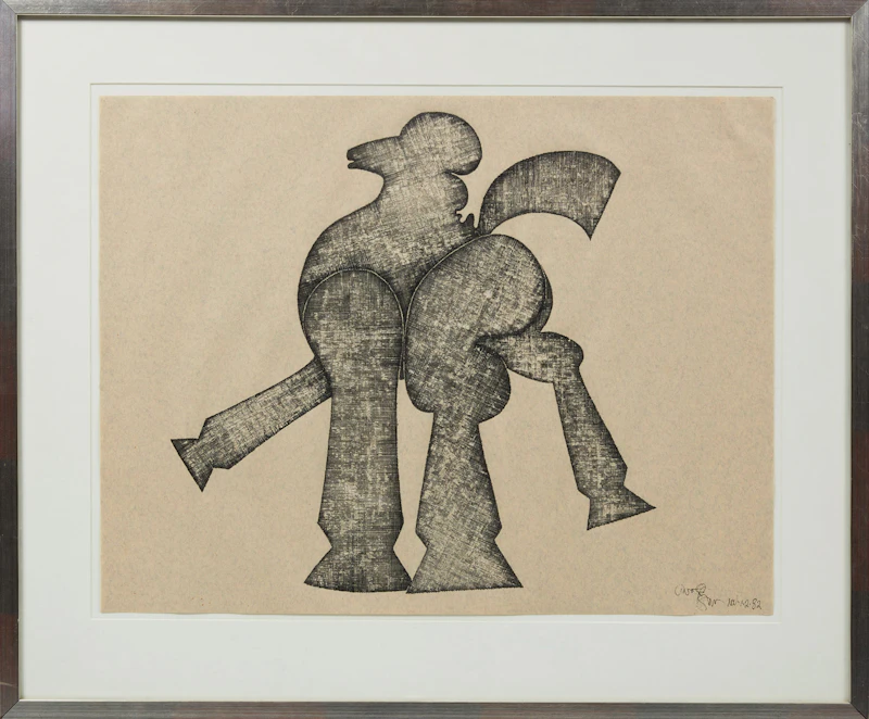 Harold Barling Town, Toy Horse #267, pen and ink, November 12, 1982 - view 2