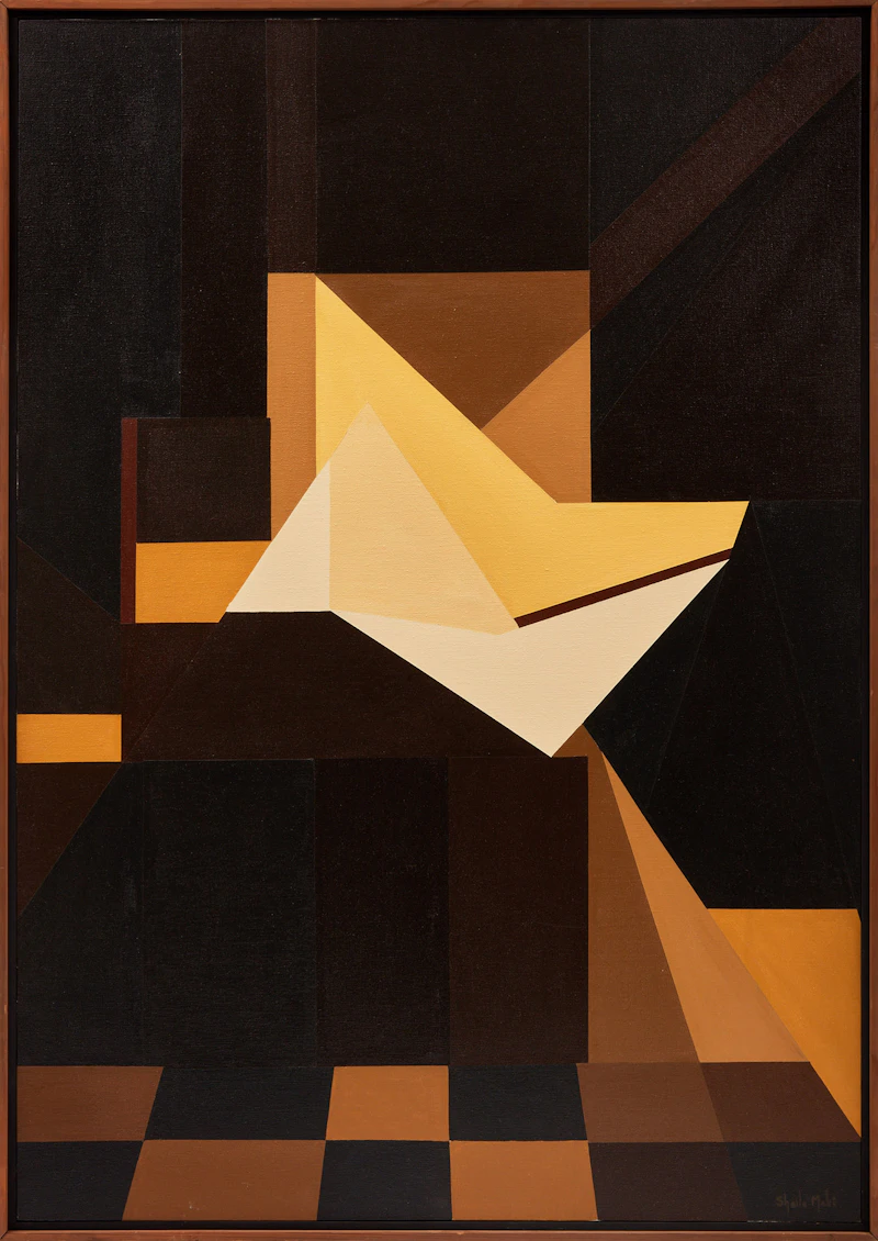 Sheila Maki, The Studio , acrylic on canvas, 1990 - view 2