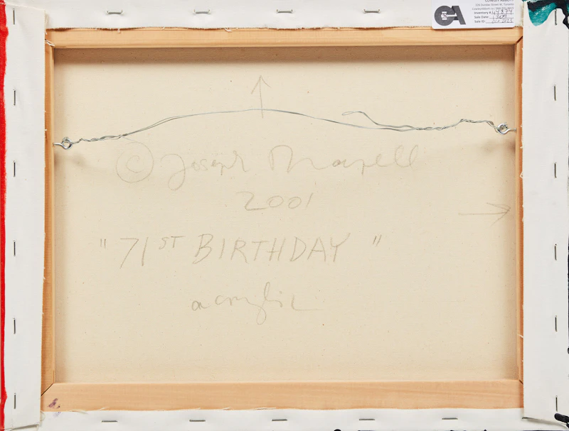 Joseph Drapell, 71st Birthday, acrylic on canvas - view 2