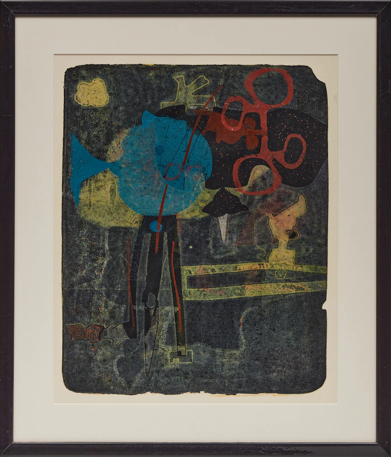 Harold Barling Town, Untitled (Blue Fish), single autographic print - view 2