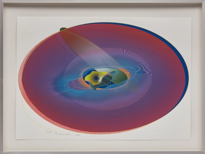 Joseph Drapell, Untitled (Pink); Untitled (Blue), two colour digital prints, 2007 - view 2