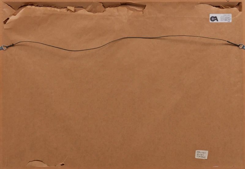Gershon Iskowitz, Untitled Abstract (Blue and Yellow), watercolour, 1978 - view 3