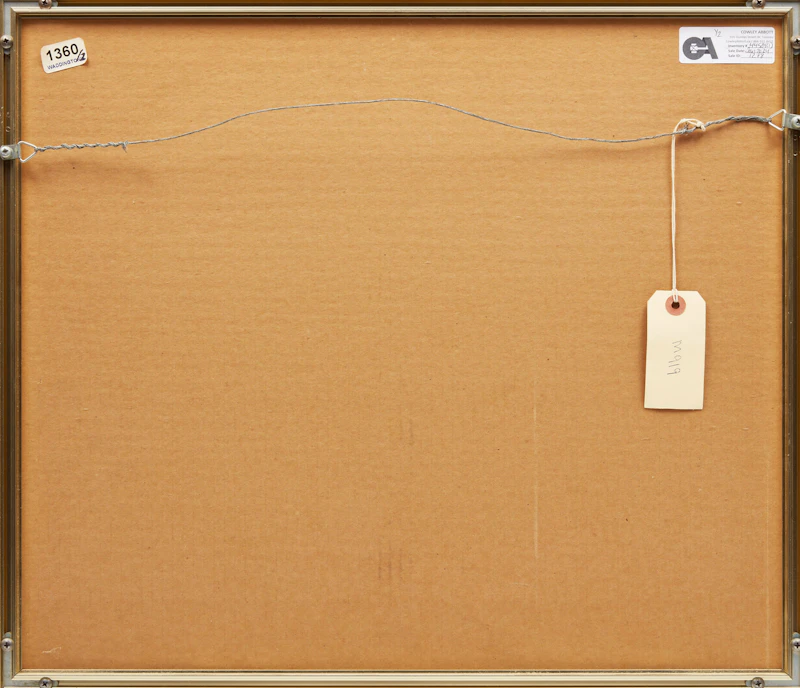 Roy Thomas, Nesting Bird; Two Birds, two acrylics on paper, 1976 - view 3