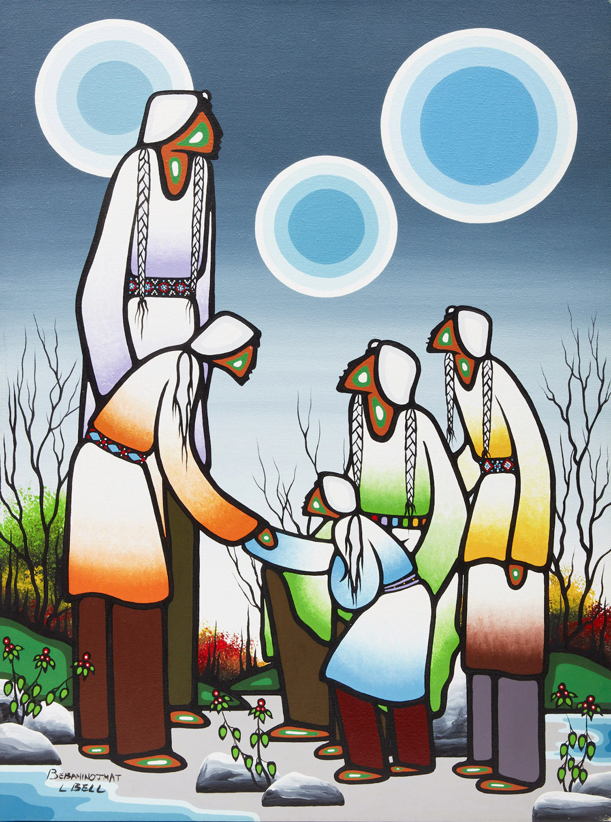 Leland Bell, Bebaminotmat, acrylic on canvas