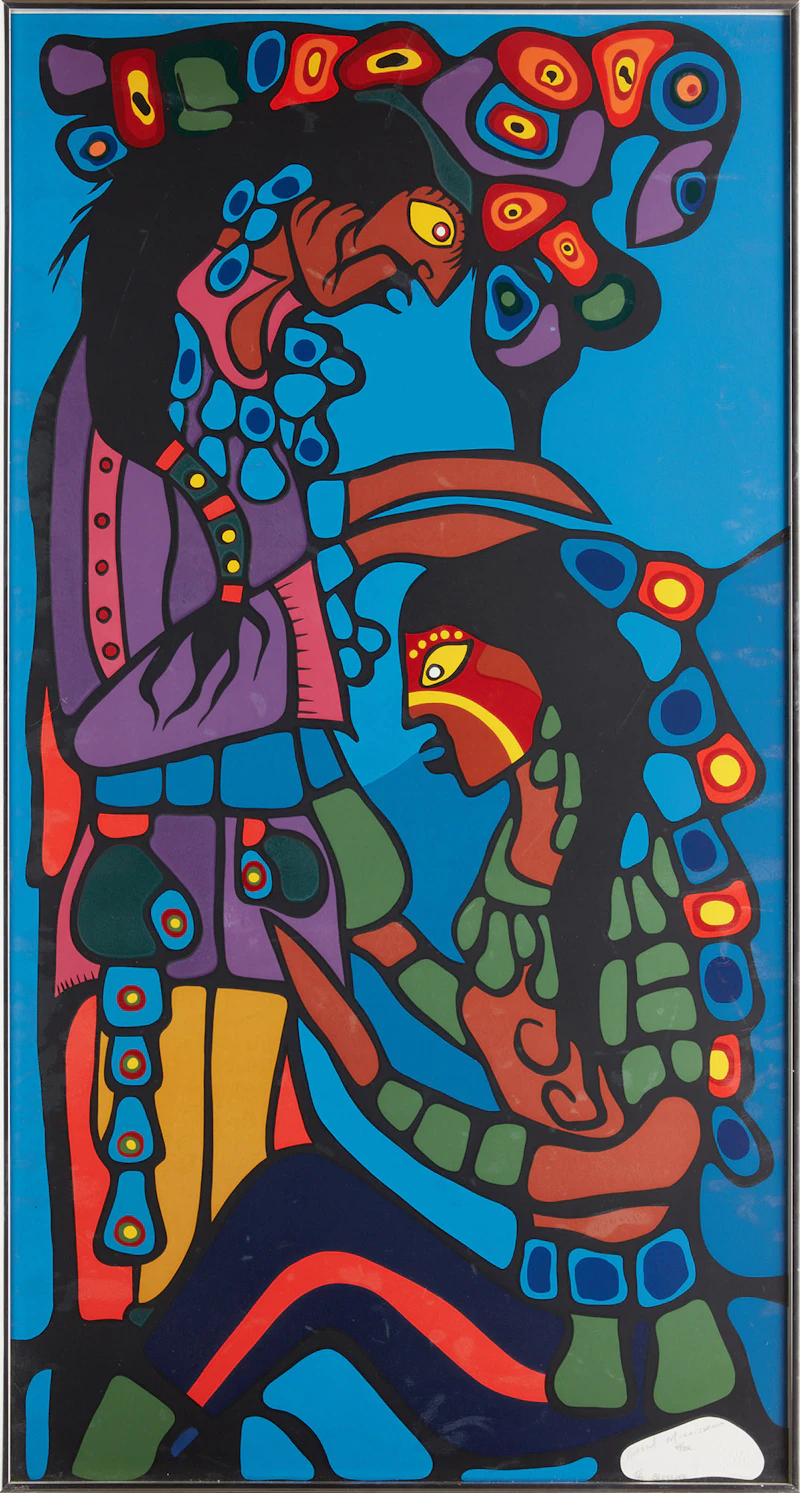 Norval Morrisseau, The Blessing, serigraph - view 2