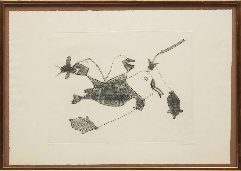 Ashoona Pitseolak, Untitled, etching - view 2