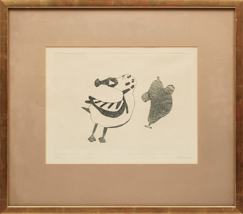 Ashoona Pitseolak, Untitled, engraving - view 2