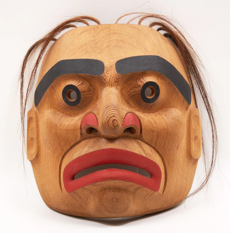 “Kwagiulth” Portrait Mask by Tony Hunt (Jr.)