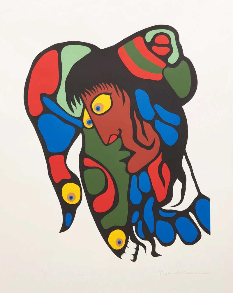 Norval Morrisseau, Shaman Vision Series One, set of six colour serigraphs - view 4