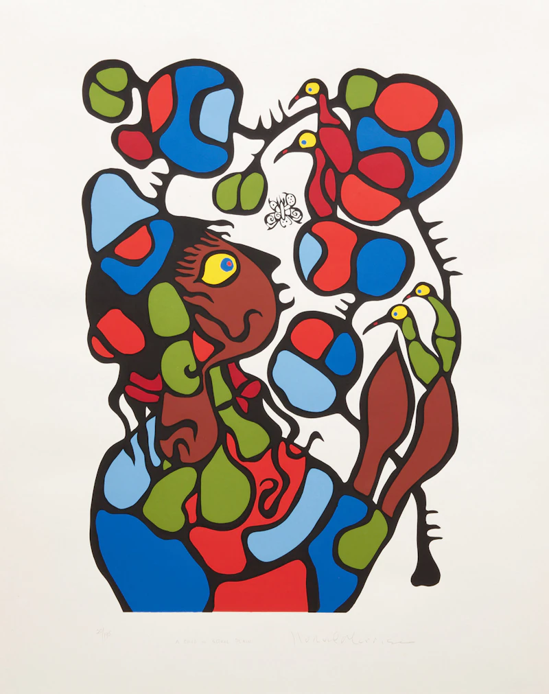 Norval Morrisseau, Shaman Vision Series One, set of six colour serigraphs - view 6
