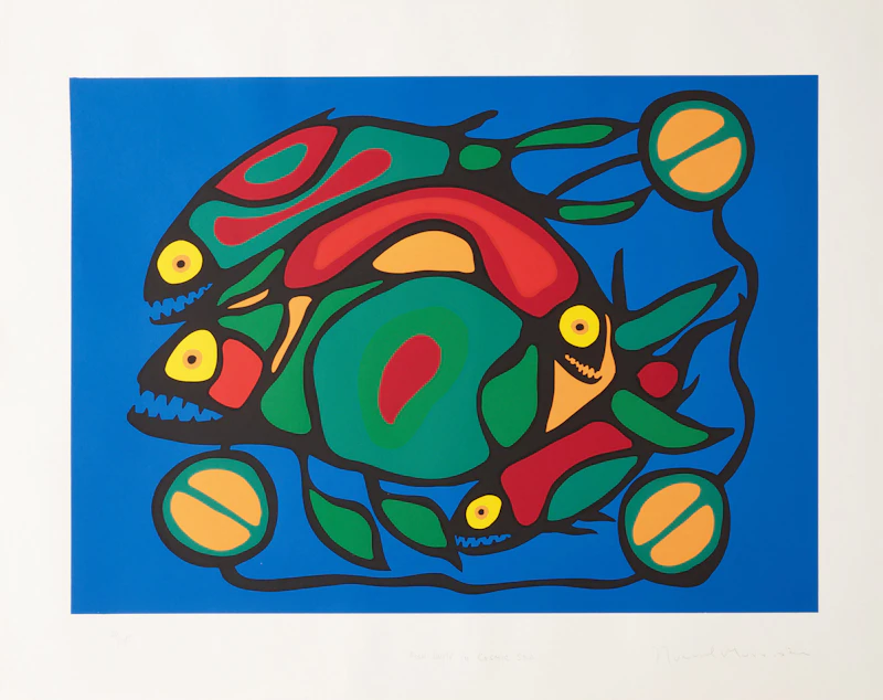 Norval Morrisseau, Shaman Vision Series One, set of six colour serigraphs - view 12