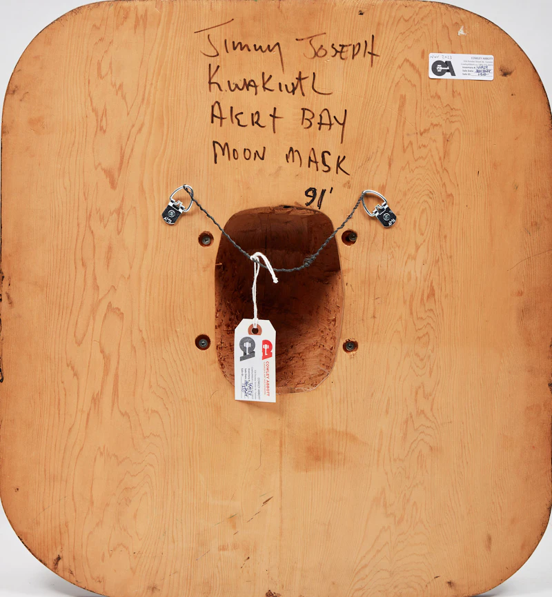 Jimmy  Joseph, Moon Mask, painted cedar, 1991 - view 2