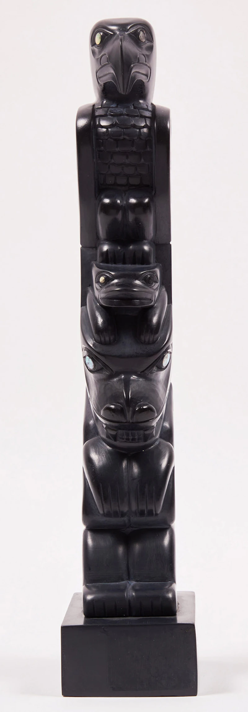 Shirley Longboat, Totem, argillite - view 2
