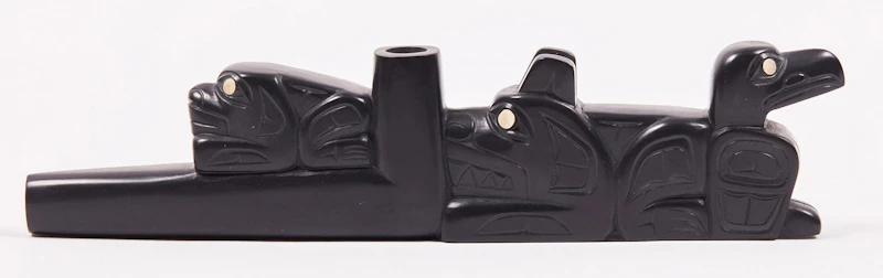 Glen Pollard, Peace Pipe, argillite - view 2
