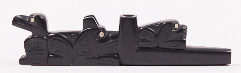 Glen Pollard, Peace Pipe, argillite - view 4