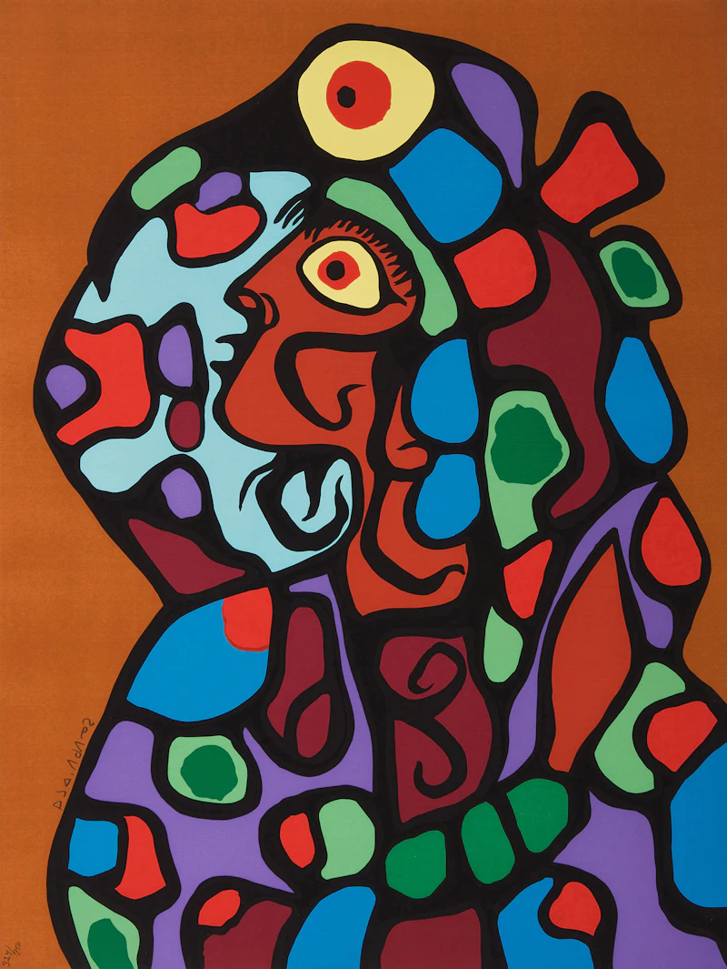 Norval Morrisseau, The Art of Norval Morrisseau: Collection of Five Prints , five colour serigraphs, 1979 - view 3