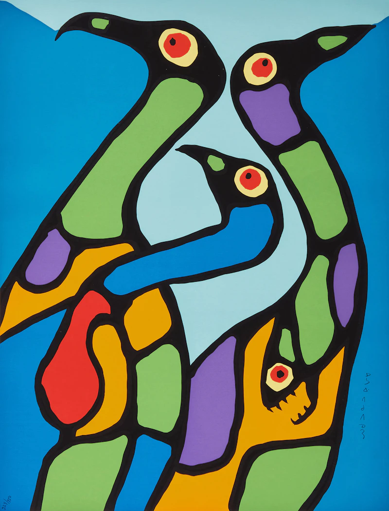 Norval Morrisseau, The Art of Norval Morrisseau: Collection of Five Prints , five colour serigraphs, 1979 - view 6