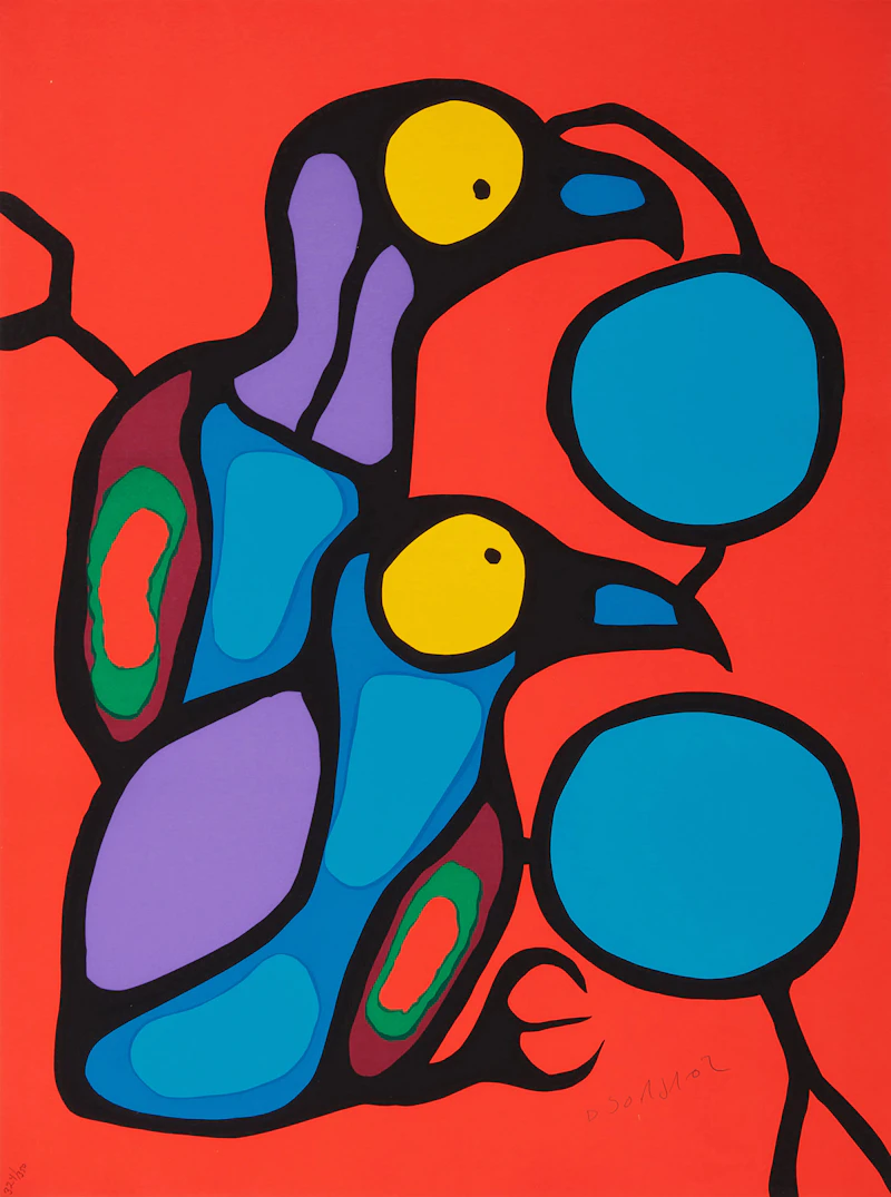 Norval Morrisseau, The Art of Norval Morrisseau: Collection of Five Prints , five colour serigraphs, 1979 - view 7
