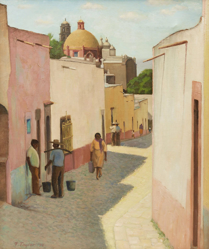 Looking Down Calle Homobono by Frederick Bourchier Taylor