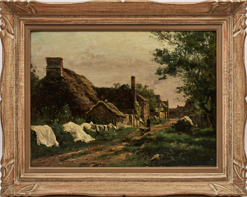 Aaron Allan Edson, Untitled (French Country Landscape), oil on canvas - view 2