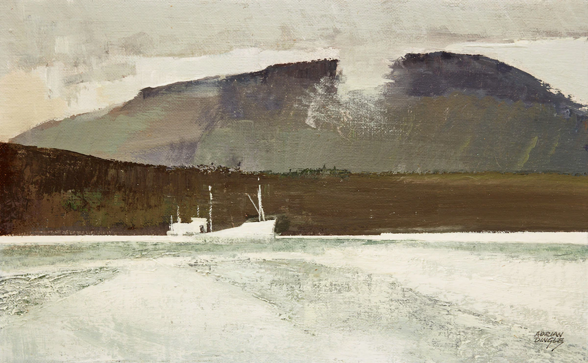 John Adrian Darley Dingle, Inver Bay, Donegal, oil on canvas mounted to board