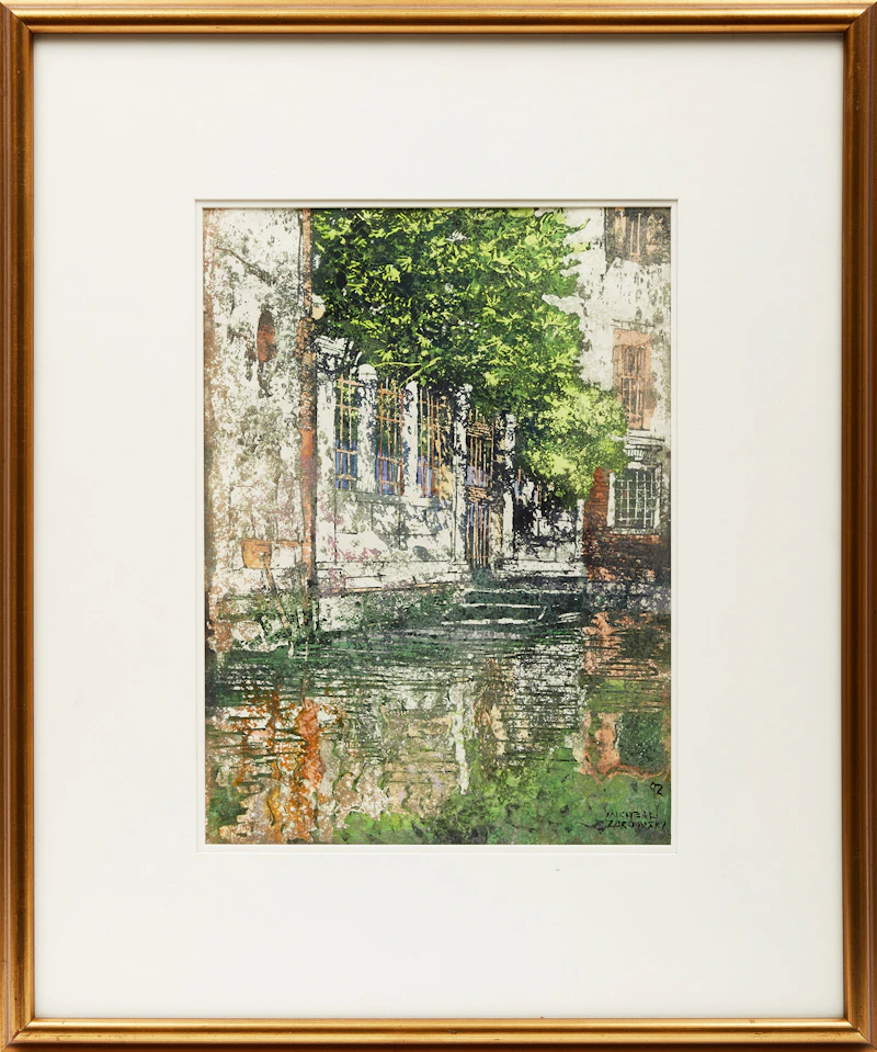 Michael Zarowsky, Three Views, three watercolours - view 2