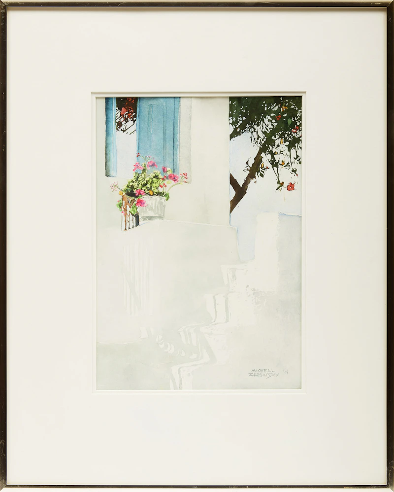 Michael Zarowsky, Three Views, three watercolours - view 5