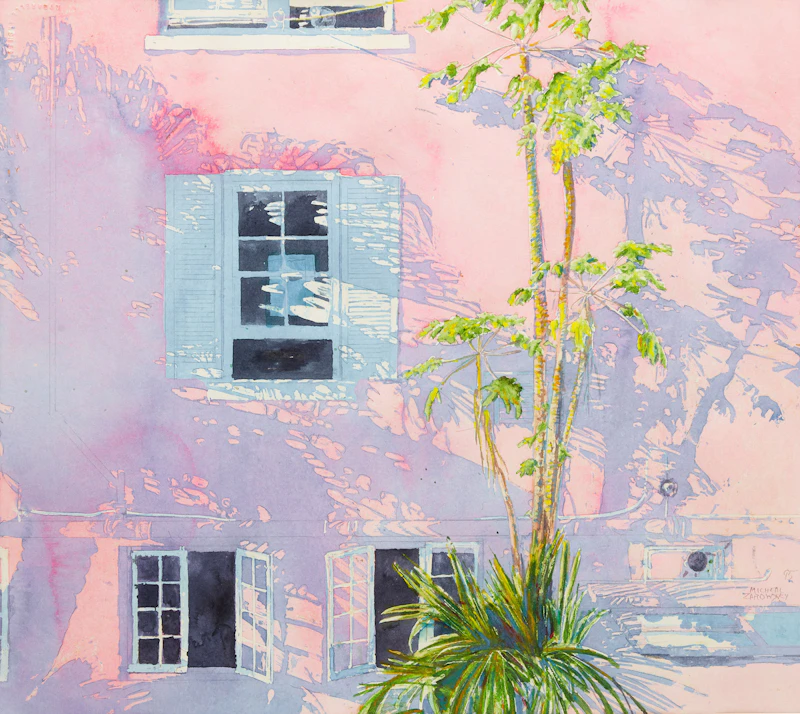 Michael Zarowsky, Three Views, three watercolours - view 7