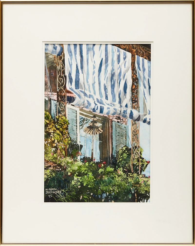 Michael Zarowsky, Three Views, three watercolours - view 2