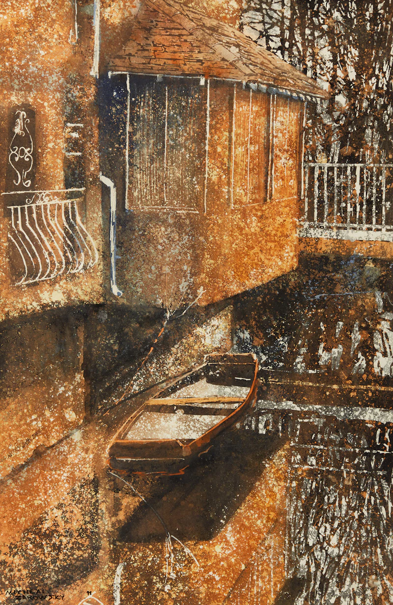 Michael Zarowsky, Three Views, three watercolours - view 7