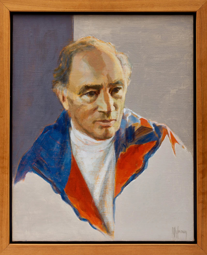 Myfanwy Pavelic, Red, White and Blue, acrylic on canvas, 1991 - view 2