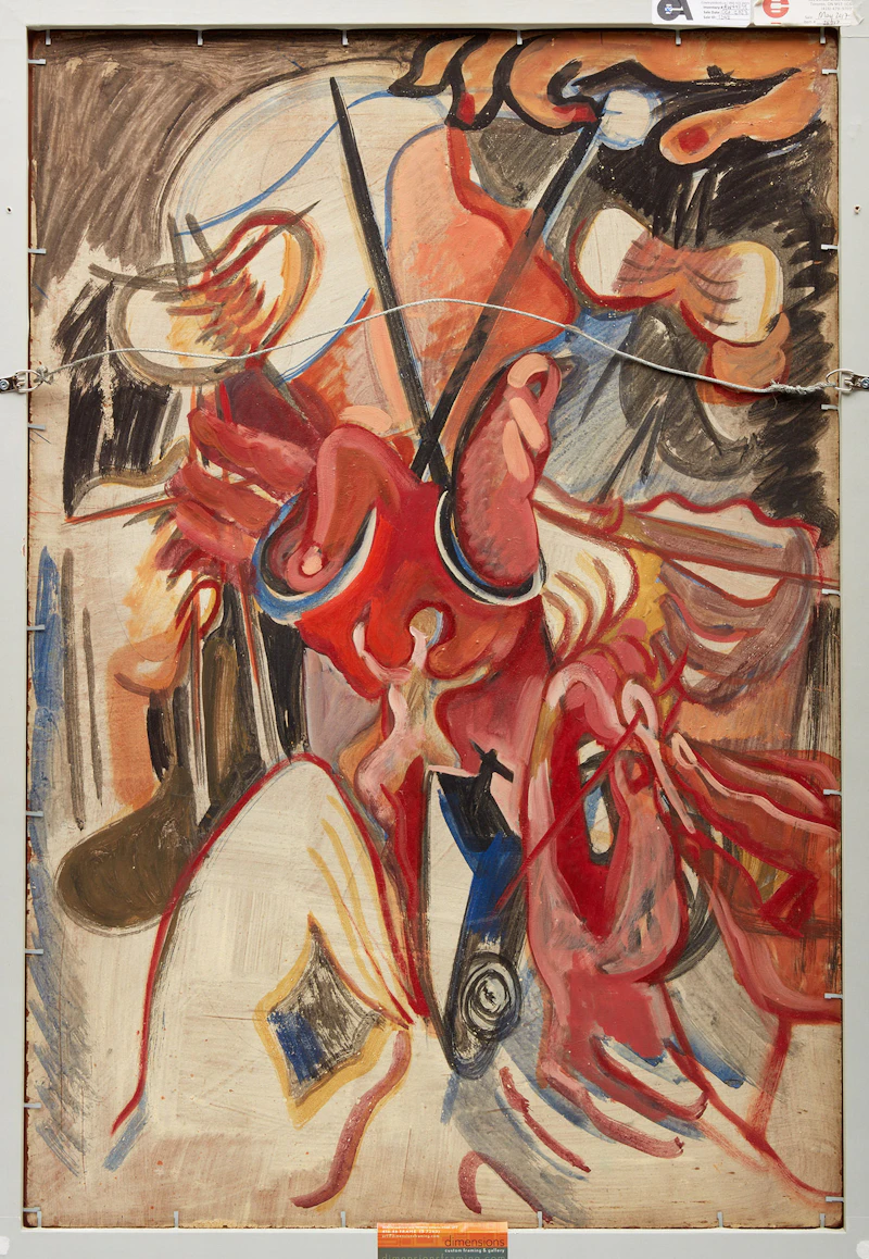 Pegi Nicol MacLeod, New York City Street Party, double-sided oil on board - view 3